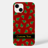 kerstboompatroon Case-Mate iPhone case (Achterkant)