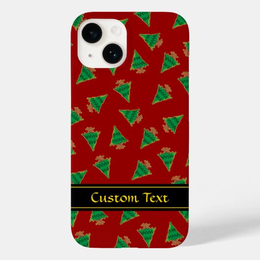 kerstboompatroon Case-Mate iPhone case (Achterkant)