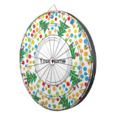 kerstboompatroon dartbord (Voorkant Rechts)