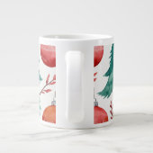 kerstboompatroon extra grote beker (Achterkant)