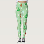 kerstboompatroon leggings (Voorkant)