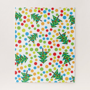 kerstboompatroon legpuzzel