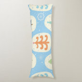 kerstboompatroon lichaamskussen (Voorkant Verticaal)