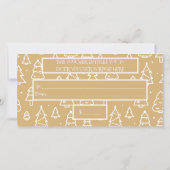 Kerstboompatroon Mijn aangepaste zakelijke Logo (Achterkant)