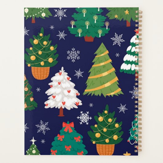 kerstboompatroon planner (Achterkant)