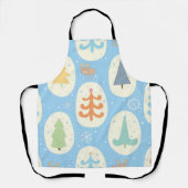 kerstboompatroon schort (Voorkant)