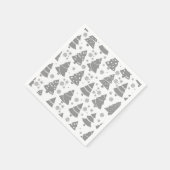 kerstboompatroon servet (Hoek)