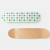 kerstboompatroon skateboard (Horizontaal)