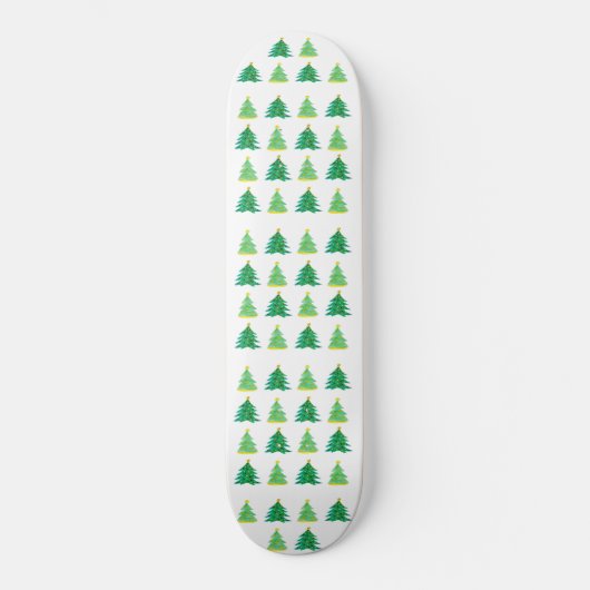 kerstboompatroon skateboard (Voorkant)