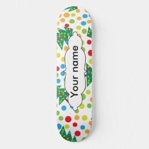 kerstboompatroon skateboard