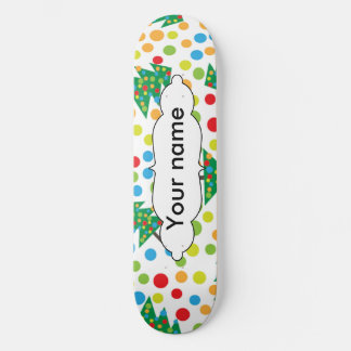 kerstboompatroon skateboard