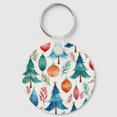 kerstboompatroon sleutelhanger (Achterkant)