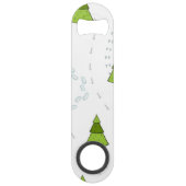kerstboompatroon speed flessenopener (Achterkant)