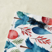 kerstboompatroon strandlaken (In situ)