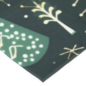 kerstboompatroon tafelkleed (Gekanteld)