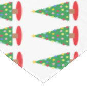 kerstboompatroon tafelkleed (Gekanteld)