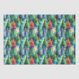 kerstboompatroon tissuepapier