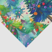 kerstboompatroon tissuepapier (Detail)