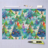 kerstboompatroon tissuepapier (Craft)