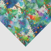 kerstboompatroon tissuepapier (Detail)