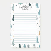 Kerstboompatroonnotities Post-it® Notes (Voorkant)