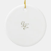 kerstboompeerversiering keramisch ornament (Achterkant)