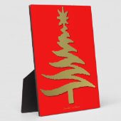 kerstboompenklooster Gold Fotoplaat (Zijkant)