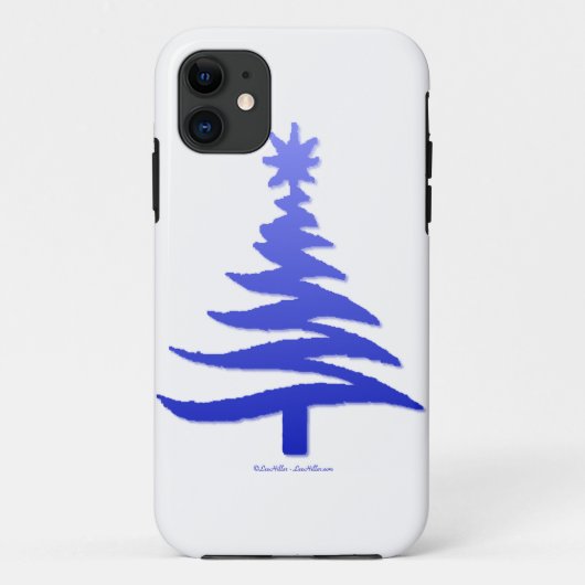 kerstboompenkobalt Blue Case-Mate iPhone Case (Achterkant)