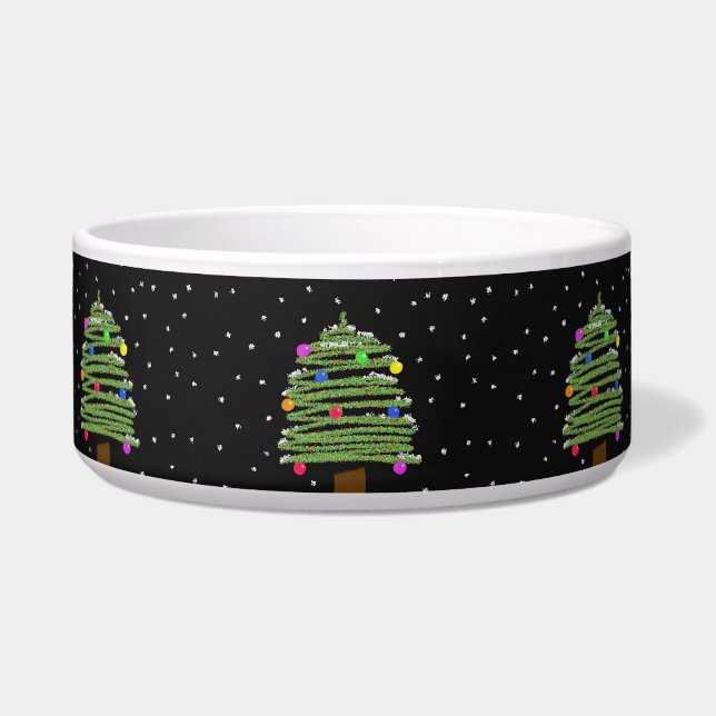 kerstboompet Bowl Voerbakje (Voorkant)