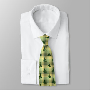 kerstboompingel Sage Green Two-Sided Stropdas