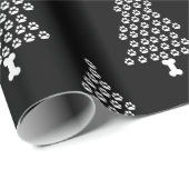 kerstboompjes afdrukken cadeaupapier (Rol Hoek)