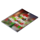 kerstboompluis notitieboek (Linkerzijde)