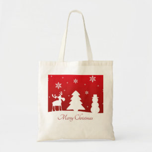 kerstboomrendiertje Snowman Tote Bag
