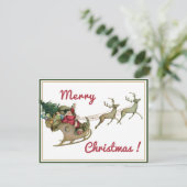  kerstboomrenrendieres feestdagenkaart (Staand voorkant)