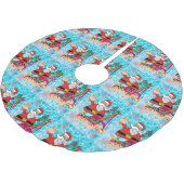 kerstboomrok Santa Kerstboom Rok (Gekanteld)