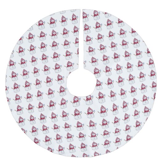 kerstboomrok Snowman Kerstboom Rok (Voorkant)