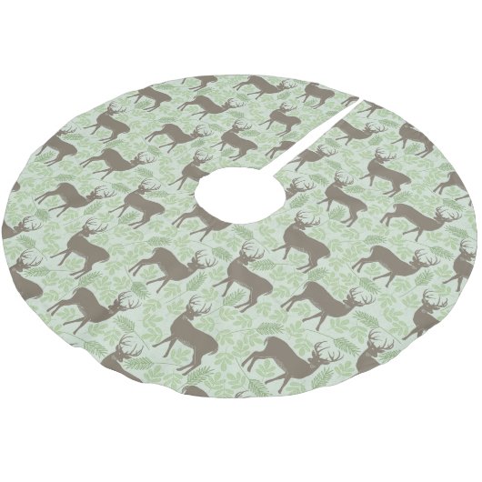 kerstboomrok - Woodland Deer Design Kerstboom Rok (Gekanteld)