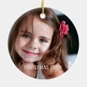 kerstboomschildering voor kinderen keramisch ornament (Achterkant)