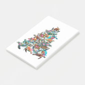 kerstboomschilders voor kerstboomversiering post-it® notes (Schuin)