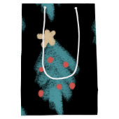kerstboomschildpadden medium cadeauzakje (Achterkant)