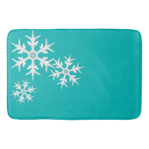 kerstboomschilfers Blauwgroen Bath Mat