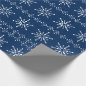 kerstboomschilfers patroon aangepaste achtergrond cadeaupapier (Hoek)