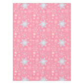 kerstboomschilfers Scandinavische  roze Tafelkleed (Voorkant)