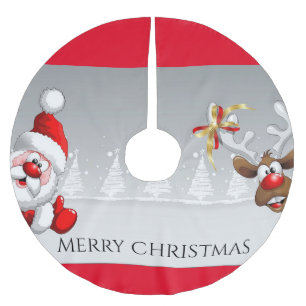 Kerstboomskirt voor kerstmannen/rendieren. kerstboom rok