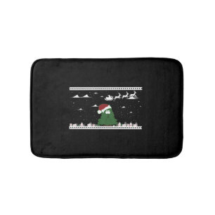 Kerstboomstad t shirt ontwerp man evenement badmat