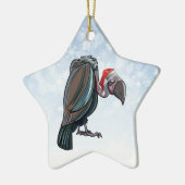 kerstboomster keramisch ornament (Links)