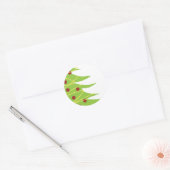 kerstboomsticker ronde sticker (Envelop)