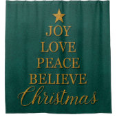 kerstboomstructuur douchegordijn (Voorkant)