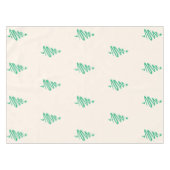 kerstboomtablet tafelkleed (Voorkant (Horizontaal))