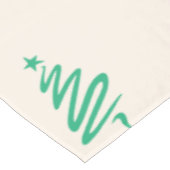 kerstboomtablet tafelkleed (Gekanteld)